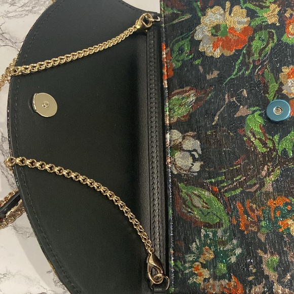 NWT Christian Louboutin Loubi54 Tissu Lamé Sevillana Handbag - Picture 11 of 13